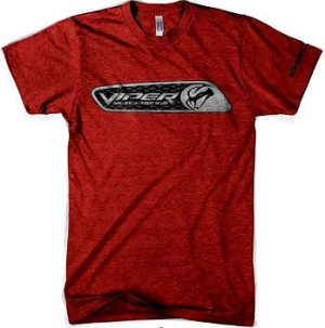 Dodge Viper Stryker Logo - "Hand Built in Detroit, MI USA" - High Quality T-Shirt