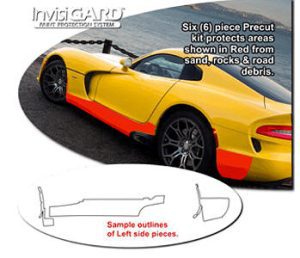 Dodge SRT Viper (2013-2017) InvisiGARD Paint Protection Lower Side Panels Kit - 6pc