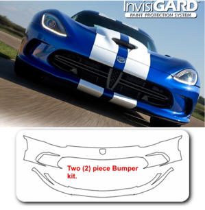 Dodge SRT Viper 2013-2017) InvisiGARD Paint Protection Hood Kit - 2pc