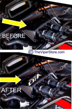 Dodge SRT Viper GTS (2013-2017) Stainless Steel Highly Polished Air Intake Letters