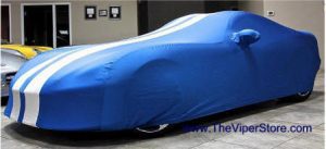 Dodge Viper RT-10 Convertible (1992-2002) Satin Stretch Indoor Cover – Solid Color with Double Stripes