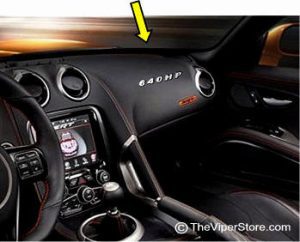 Dodge SRT Viper GTS (2013-2017) 3-D Raised HP Emblem
