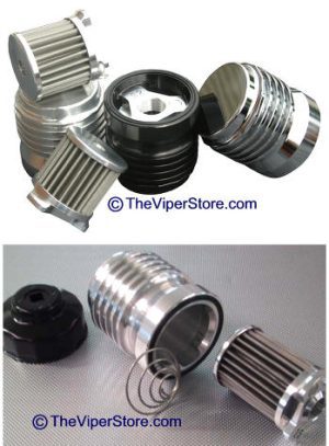 Dodge Viper (2013-2015 or 2016-2017) Billet High Flow K&P Engineering Oil Filters