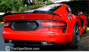 SRT Viper (2013-2017) Performance SPOILER in 100% Carbon Fiber -  Identical to Factory but - Lighter and great fit!