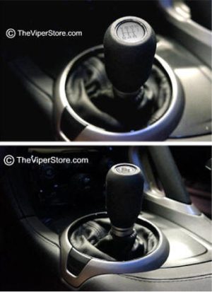 SRT Viper (2013-2017) Barrel Grip Performance Short Throw Shifter Knob - 3-D metal emblem 15% Faster Shifts