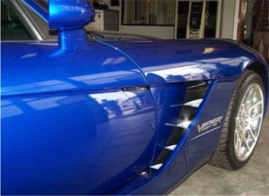 Viper SRT/10 (2003-2010) High Polished Stainless Steel Fender Vent Covers - 8 pc