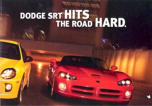 Dodge "SRT" 2004 Line-up Official Sales Brochure