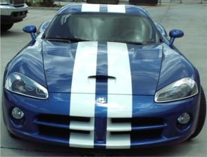 DODGE Viper SRT/10 (2003-2010) Head Light Chrome Eye Brows (set of 2)