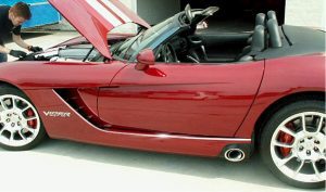 Viper SRT/10 (2003-2010) Chrome Vinyl Rocker Trim (Set of 2)