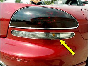 DODGE Viper SRT/10 CONVERTIBLE (2003-2010) Back-Up Light Trim Set of 2