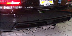 Dodge Viper SRT/10 (2003-2010) Polished Stainless Steel Rear Valance Diffusers Trim Kit