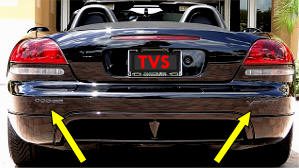 Dodge Viper SRT-10 (2003-2017) Raised BLACK Vinyl Bumper Emblems