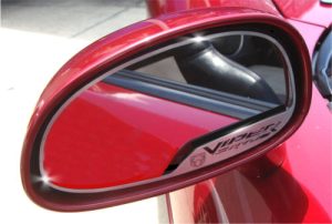 DODGE Viper SRT/10 (2003-2010) Stainless Steel Side Mirror Trim Set of 2