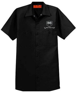 Dodge Viper (2003-2010) Fangs Logo Button Up Shirt