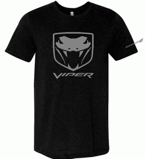 Dodge (2003-2010) VIPER High Quality T-Shirt with Fang Logo