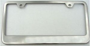 VIPER (2013-2017) High Polished Stainless Steel License Plate Frame