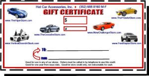 Gift Certificate - for "The Viper Store"