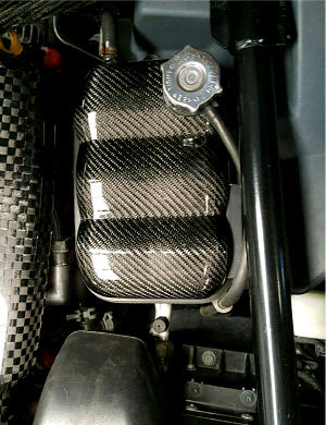 Dodge SRT Viper GTS (2013-2017) Coolant Cover Overlay in REAL Carbon Fiber