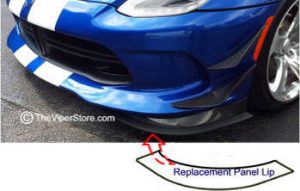 SRT Viper (2013-2017) P & D Side Splitters Replacement Under Panel Lip - set of 2