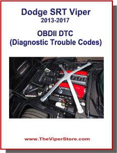 Dodge SRT Viper Gen 5 (2013-2017) - Engine OBDII CANBUS Codes Guide