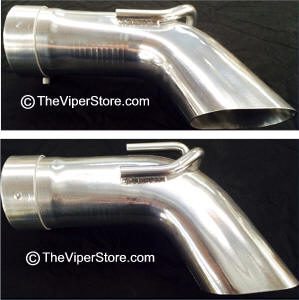 Dodge Viper (2013-20107) Stainless Steel Exhaust UPGRADE Replacement Tips - set of 2
