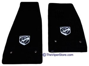 Dodge Viper SRT (2013-2017) Custom Floor Mat Set (2 pc) with Stryker Logo - Make it your way!