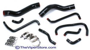 Dodge Viper (2013-17) 8.4L V10 Reinforced Silicone Radiator Coolant + Heater Hose Kit (set of 9)