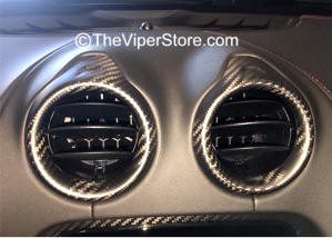 Dodge Viper (2013-2017)  A/C Cover in REAL Carbon Fiber - Set of 4