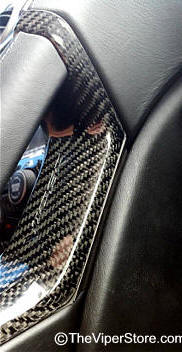 Dodge Viper (2013-2017) Center Dash Grab Handle  in REAL Carbon Fiber