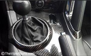 Dodge Viper (2013-2017) Shifter Cover in REAL Carbon Fiber