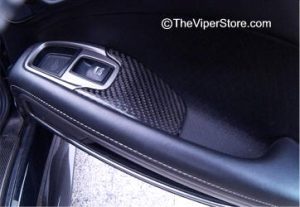 Dodge Viper (2013-2017) Door Hand Rest - Set of 2  in REAL Carbon Fiber