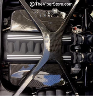 Dodge SRT Viper GTS (2013-2017) ALL Carbon Front Engine Covers - set of 2