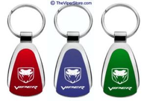 Dodge SRT Viper Logo Key Chain in Colors