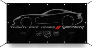 Dodge Viper 25 Years Banner