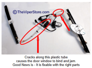 Dodge Viper SRT10 (2003-17) Door Window Regulator Repair Kit