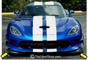 SRT Viper (2013-2017) Passenger & Drivers Side Performance Splitters TA2 - set of 2