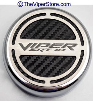 Dodge Viper SRT-10 (2003-2010) Universal Chrome Metal Cap Covers with Cut out Viper SRT10  (Set of 5)