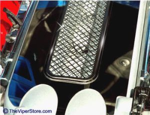 Viper SRT/10 (2003-2006) Polished Stainless Steel Plenum Center Insert Grille (2 parts)