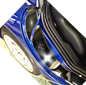 Dodge Viper SRT-10 (2003-2010) Stainless Steel Vanity Plate - Polished Set of 2