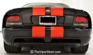 Dodge Viper SRT-10 (2003-2010) Stainless Steel Deluxe License Plate Frame