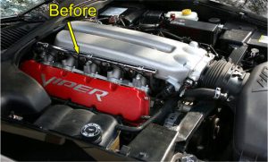 Dodge Viper Srt-10 (2003-2006) Stainless Polished Fuel Rail Covers - 2pc