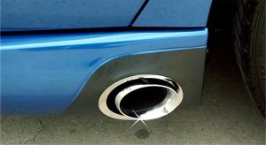 DODGE Viper SRT/10 Stainless Exhaust Trim Rings 2pc (set of 2)