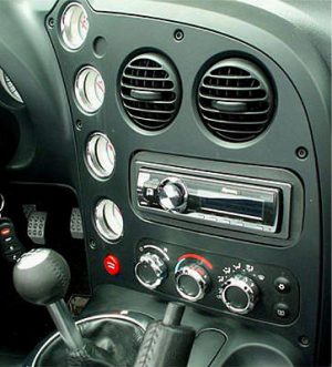 Dodge Viper SRT-10 (2003-10) Dash Metal Gage Ring - Set of 4