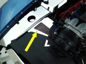 DODGE Viper SRT/10 (2003-2006) Radiator Support Grilles laser Mesh - 2pc