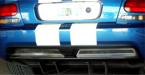 Viper SRT/10 (2006-2010) Coupe Brushed Stainless Steel Rear Grilles