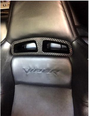 Dodge VIPER SRT-10 (2003-2010) Carbon Fiber Seat Sport Trims - Set of 2