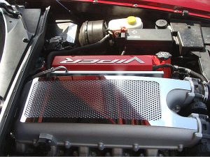 Dodge Viper SRT-10 (2008-10) Polished Stainless Perforated Plenum Cover
