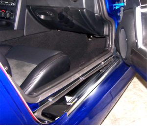 Dodge Viper SRT-10 (2003-2010) Door Sills - Stainless Steel Brushed Finish