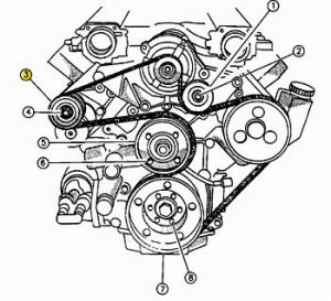 Dodge Viper Gen1 (1992-1996) Serpentine Belt