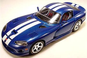 Dodge Viper GTS Coupe 1996 Generation 2 (96-02 same body Style) Diecast Metal Model (large scale)